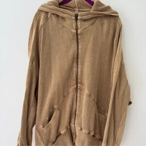 Free People One Zip Hoodie